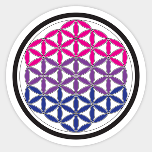 bi sacred geometry Sticker